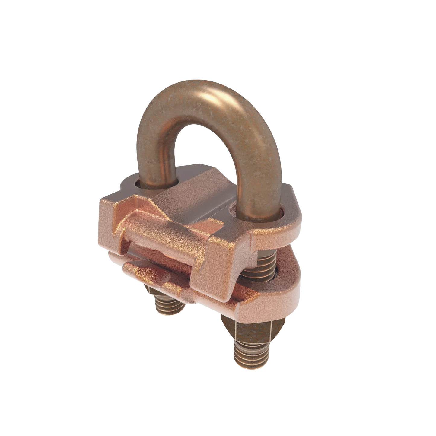 HUB-GAR-6426 - Conector Mecánico para Cable Calibre 4 a 2/0 AWG / Paralelo o 90° a Tubo de 3/8" o Varilla de 5/8" - 3/4".