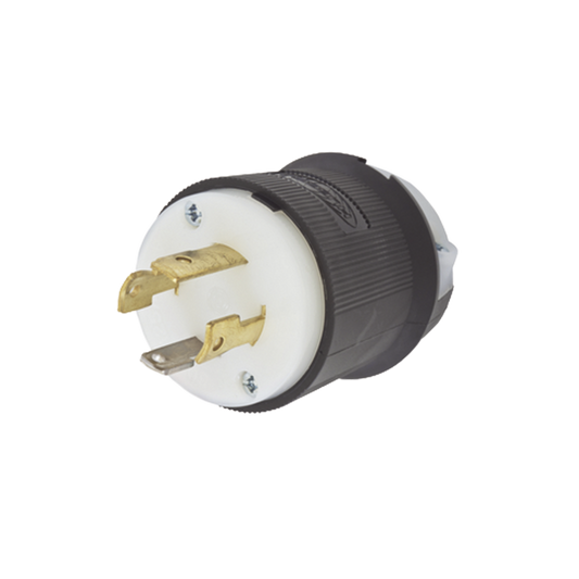 HUB-HBL-2711 - Clavija con Bloqueo de Media Vuelta Industrial 30 a 125/250 V CA / 3 Polos 4 Hilos / Nema L14-30P.