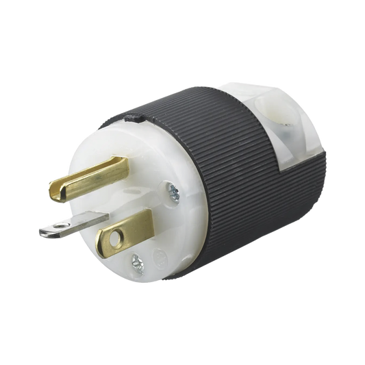 HUB-HBL5366C - Clavija Entrada Recta/ 20 A 125 V/ 2 Polos 3 Hilos/ Nema 5-20 P/ Grado Industrial- Comercial.