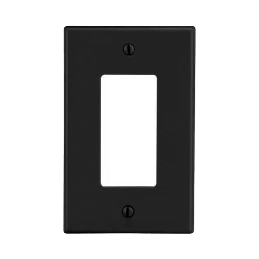 HUB-P26-BK - Tapa para Contacto Dúplex Color Negro.
