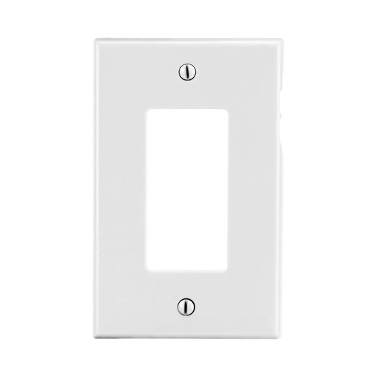 HUB-P26W - Tapa para Contacto Rectangular Color Blanco.