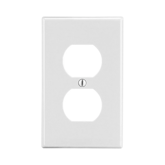 HUB-P8W - Tapa para Contacto Dúplex Color Blanco.