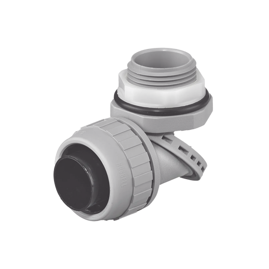 HUB-PS1009-NGY - Conector Multi Posición de Nylon de 1" para Tubería Liquidtight Polytuff.
