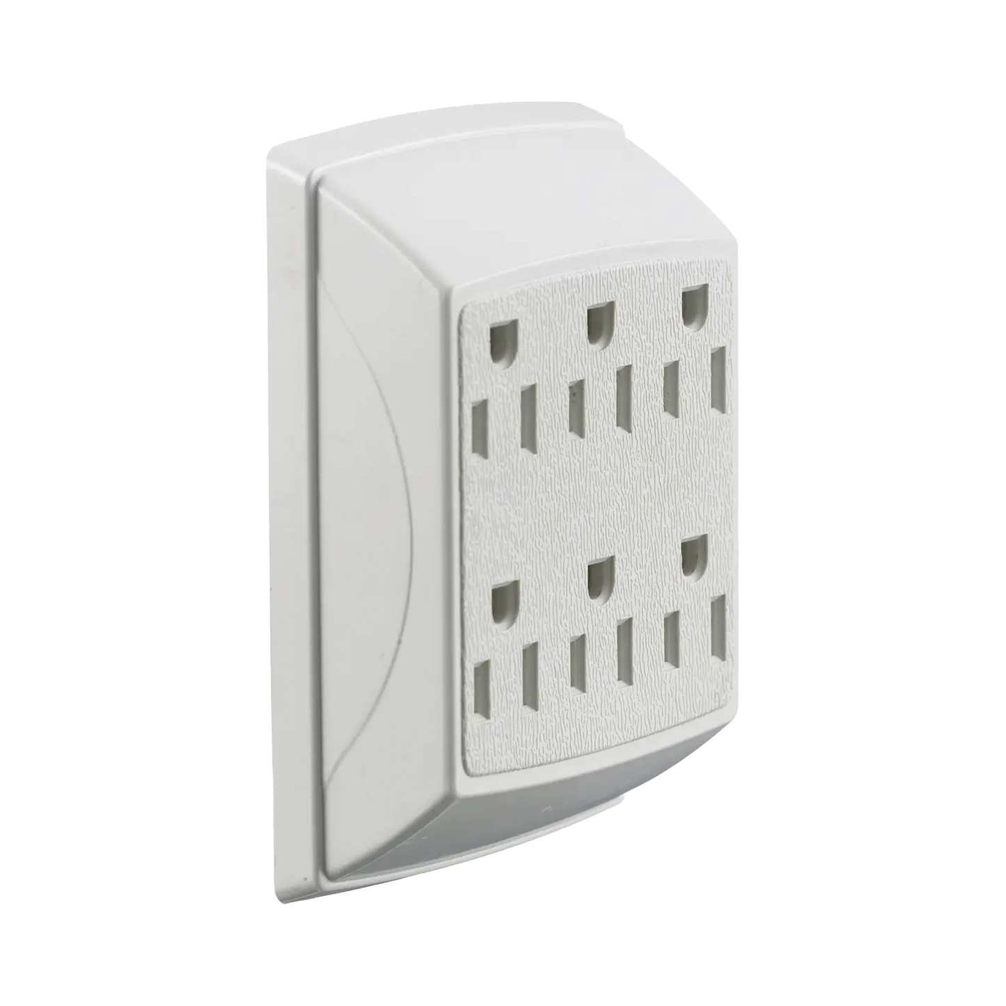 HUB-RT-600-W - Multicontacto Dúplex con 6 Salidas/ 15 A 125 V CA/ 2 Polos 3 Hilos / Color Blanco.