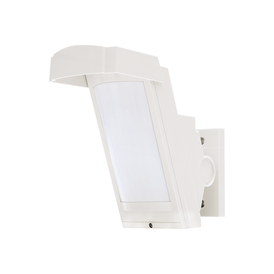 HX-40RAM Detector de Movimiento PIR Antimascara / 100% Exterior /  Inalambrico (Alimentación) / Hasta 12 metros a 85°; de cobertura/ Instalación a 3 metros / Compatible con cualquier panel de alarma