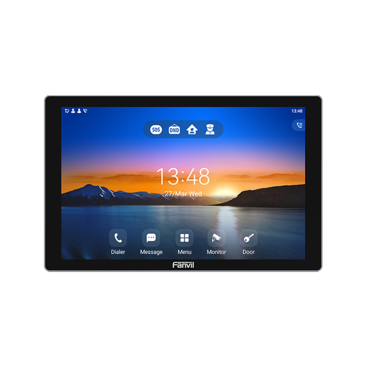 I507W Monitor Audio/Video  IP/SIP para interior, Wi-Fi, pantalla táctil de 10.1, Apertura remota