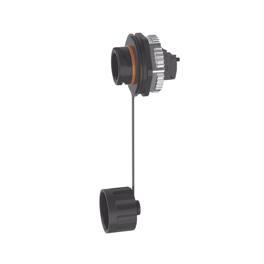 IAEBH6XS - Conector Jack RJ45 de Uso Industrial Estilo TG, Blindado Categor�a 6A, Con Tapa Protectora, Protecci�n IP67