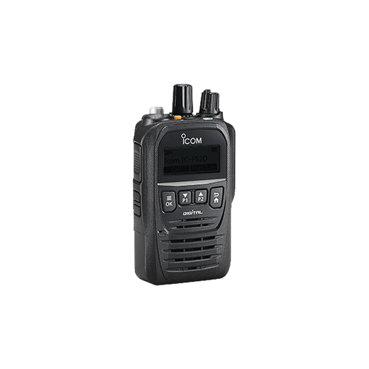 Radio digital NXDN con pantalla IS, en banda de UHF, rango de frecuencia 400-470MHz, con 512 canales, sumergible IP67, bluethooth, grabador de voz.