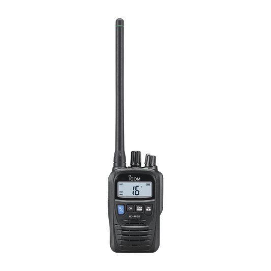 IC-M85 - Radio portátil marino y comercial en VHF, incluye los canales USA, INT, CAN, y del clima
