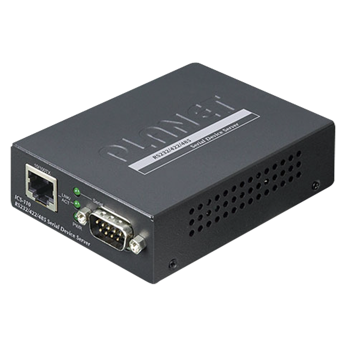 ICS-110 - Convertidor de Medios de RS-232/ RS-422/ RS-485 a Fast Ethernet, Administración Web, SNMP y Telnet