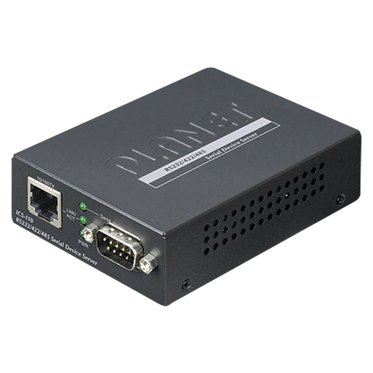 ICS-110 - Convertidor de Medios de RS-232/ RS-422/ RS-485 a Fast Ethernet, Administración Web, SNMP y Telnet