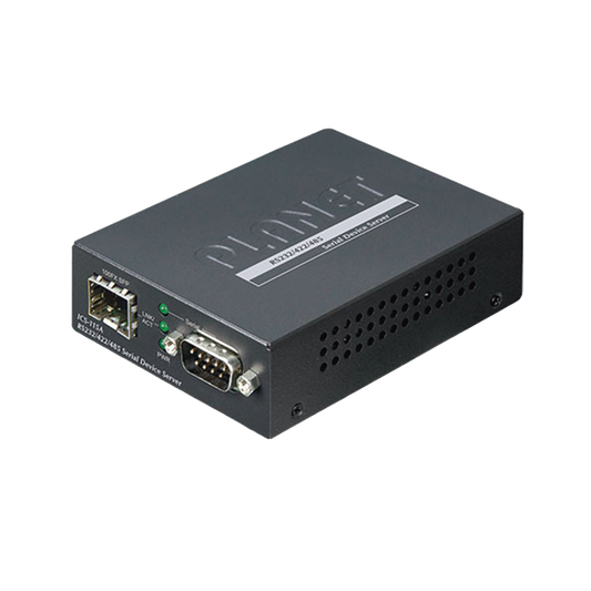 ICS-115A - Convertidor de Medios RS-232/422/485 a SFP 100 Base-FX