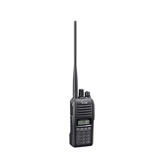 ICT10 - Radio portátil doble banda VHF/UHF, con 5 W de potencia de RF en ambas bandas.