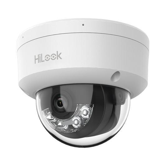 IPC-D120HA-LUC - [Dual Light] Domo IP de 2 Megapixel (1080p) / Lente 2.8 mm / 20 mts IR + 15 mts Luz Blanca / Micrófono Integrado / ACUSENSE Lite / Uso en interior / PoE / dWDR / H.265+ / ONVIF