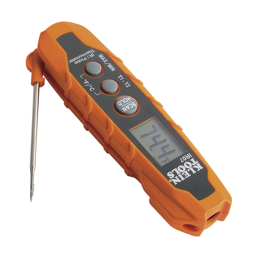 IR-07 - Termómetro Doble IR/Sonda con Medición ºC y ºF. Con Pantalla Retroiluminada