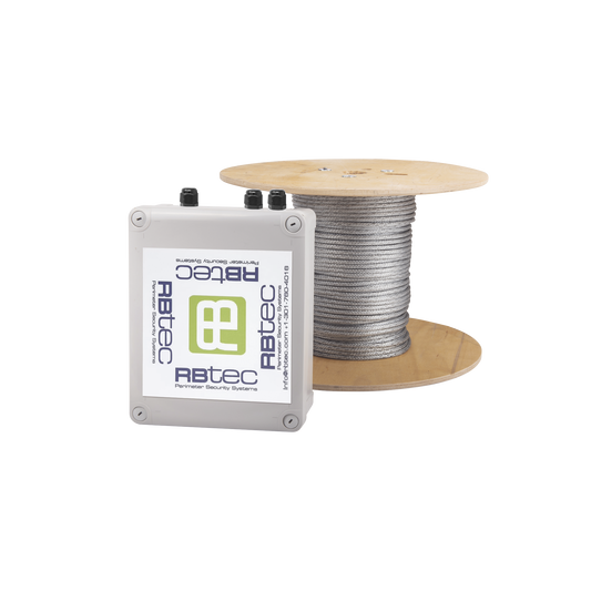 IROC-1Z-250-V2 Kit de Cable Sensor Para Cercas Ciclónicas IRONCLAD / 75 METROS / 1 ZONA / Sin Falsas Alarmas por Viento / TODO Incluido/TARJETA LPU400/ Calibración por Software