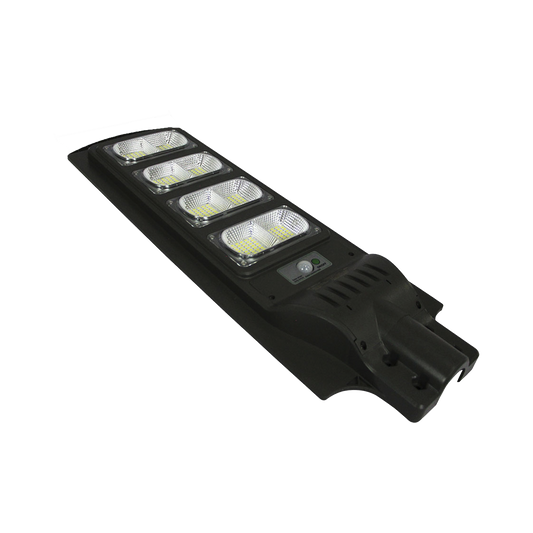 JALP-SOL-01-160 - Luminaria con Panel Solar y Sensor de Movimiento de 160 W/ Luz fría 6 500 K/ Dimensiones 720 x 240 mm / Ángulo de Luz 120°.