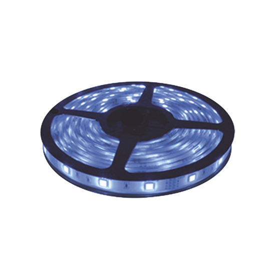 JLTL-5050-IP20 - Tira Led de 5 m / Color Azul / Uso Interior / Potencia 22 W / 900 lm/ 12 V CD / IP 20.