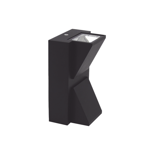 JPAA-0605 - Lámpara Arbotante 6 W 330 lm / Dimensiones 141 x 80 mm / 85 - 265 Vca~ 50/60Hz / Luz Cálida 2 700 K / Uso en exterior IP 54.