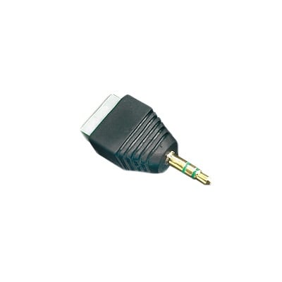 JR58 Adaptador para audio y video de 3.5 mm con terminal atornillable