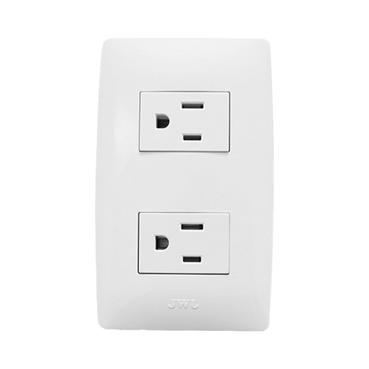 JTL-B72-23 - Contacto Dúplex de 127 V~60 HZ 15 A / Color Blanco.