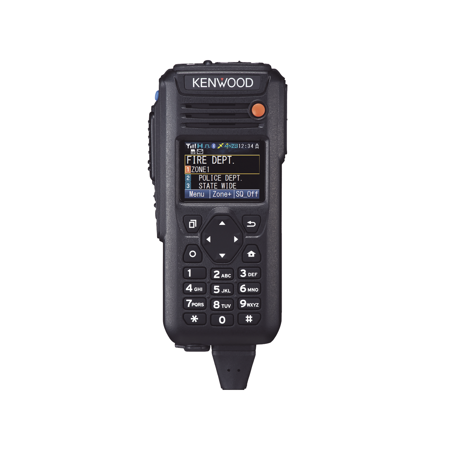 KCH-21RM - Cabezal remoto tipo Micrófono-bocina con pantalla y teclado numérico DTMF para NX-5700 NX-5800 NX-5900