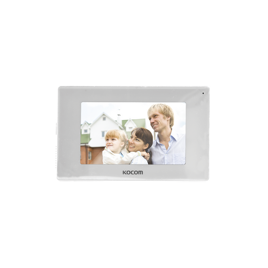 KCV544SDMMW MONITOR 7 COLOR BLANCO, ALTA DEFINICIÓN (HD),TIPO ESPEJO,  CON ENTRADA  MICROSD PARA GRABACIÓN