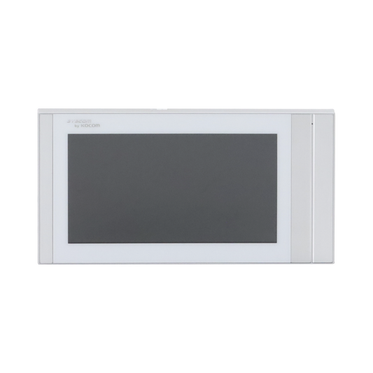 KCV-T701SM Monitor Analógico LCD de 7 1080p (Full HD) a Color / Touch Screen / Soporta 2 Frentes de Calle y hasta 4 Monitores / Soporta Cámaras Analogicas (TURBOHD) para Tener Visión Adicional / Color Blanco