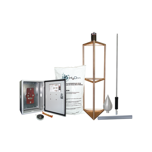 KDA-05 - Kit de Pararrayo con Punta con Diámetro de Protección de 300 metros.