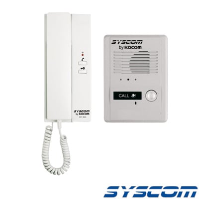 KDP-601A1M/MS2D Kit de audio portero con un auricular (expandible hasta 3 auriculares)