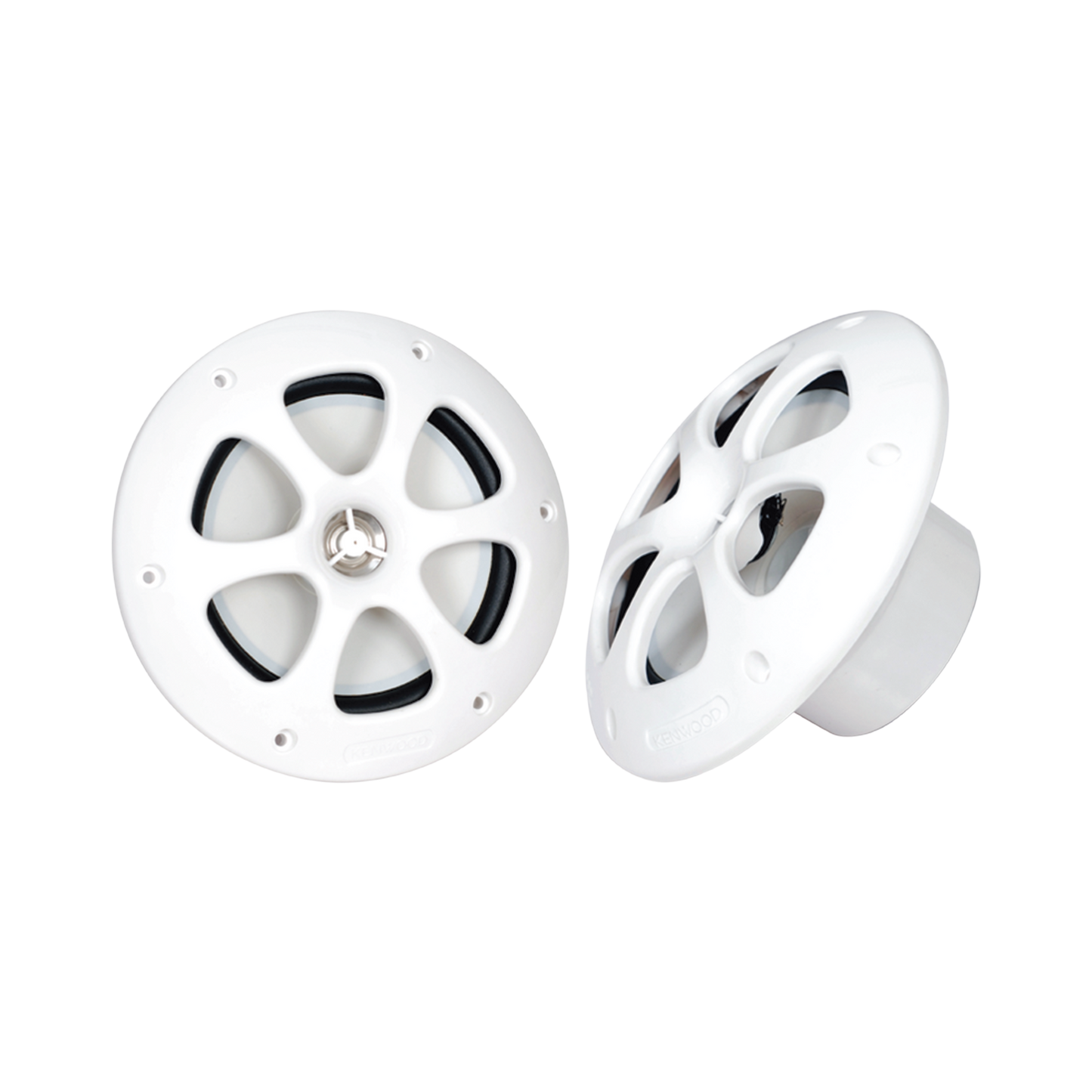 KFC-1613MRW - Par de altavoces fabricado en grado marinos en color blanco de 6.5"  de 100 W de entrada máxima
