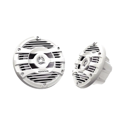 KFC-1653MRW - Par de altavoces fabricados en grado marinos en color blanco de 6.5" potencia máxima de 150 W