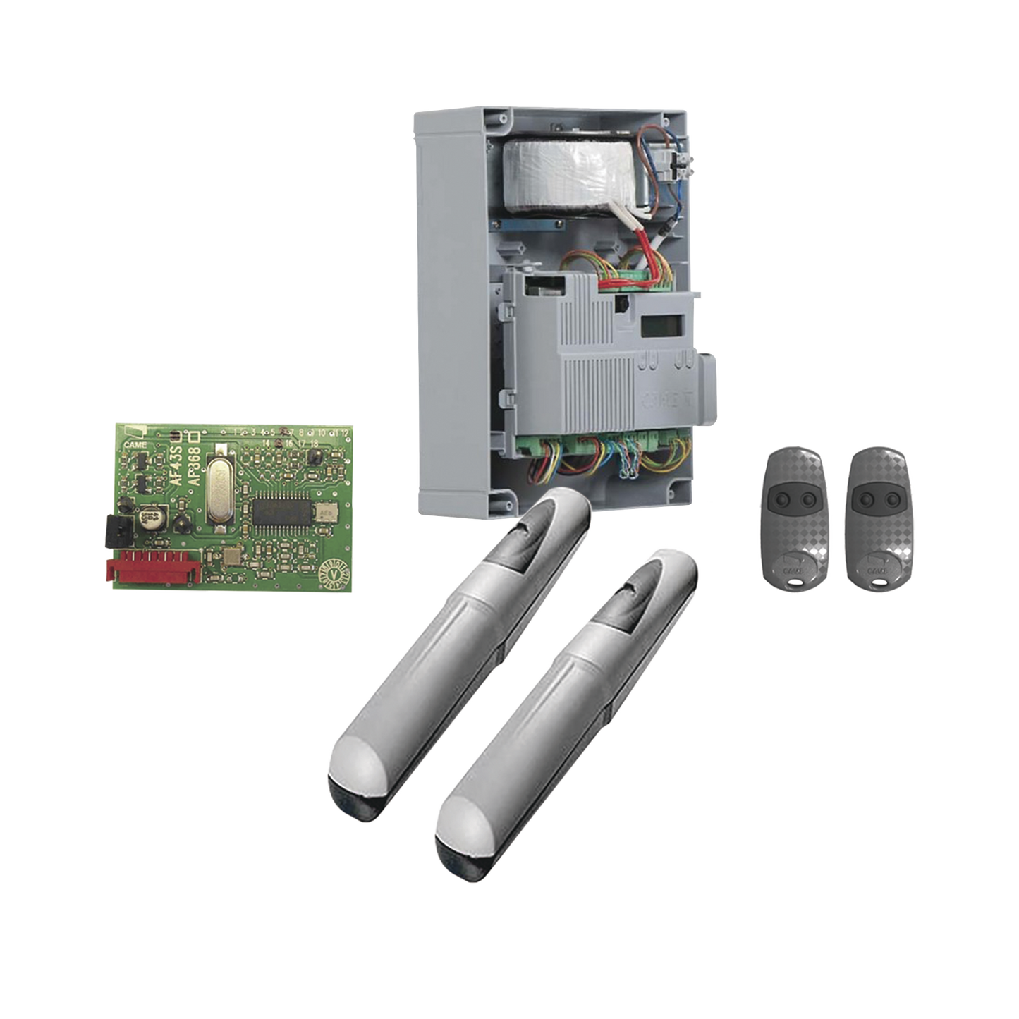 KIT-AXO-5024 Kit de operadores AXO 5024 Para puertas Abatibles de hasta 5 Metros y 400 Kg de peso por hoja
