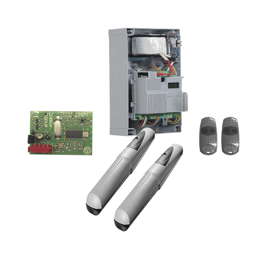 KIT-AXO-5024 Kit de operadores AXO 5024 Para puertas Abatibles de hasta 5 Metros y 400 Kg de peso por hoja