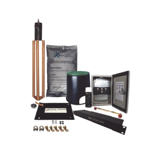 KIT-MASTER-TG-SITEV2 - Kit de Tierra Física Recomendada para Cuartos de Telecomunicaciones (Data Center).
