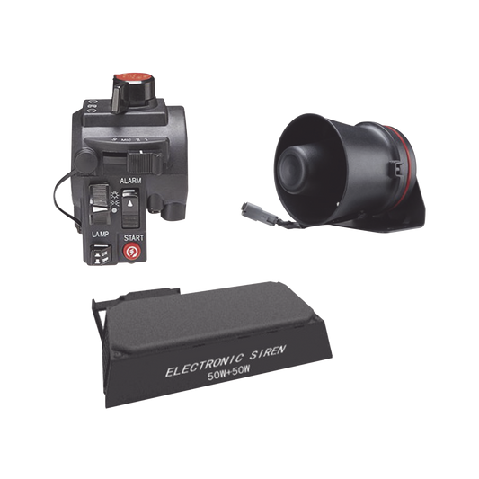 KITMOTOEPCOM2 - Kit para motocicleta EPCOM INDUSTRIAL, sirena/bocina de 100 Watt y controlador