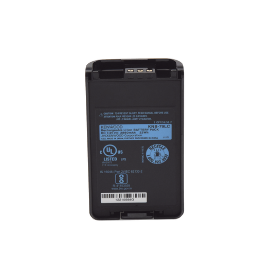 KNB-79LCM - Batería de Li-Ion 2,860 mAh Intrínsecamente segura para portátiles NX-3000