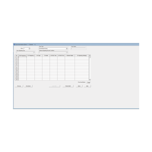 KPG-D6K - Software de programación para radios NX-1200 NX-1300 NX-1700 NX-1800 (serie NX-1000)
