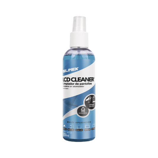 LCD-CLEANER-250 - Limpiador de Pantallas, L�quido, Presentaci�n con Atomizador de 250 ml, para Superficies Externas como Laptops, Tablets, Smart TV's, Smart Phones