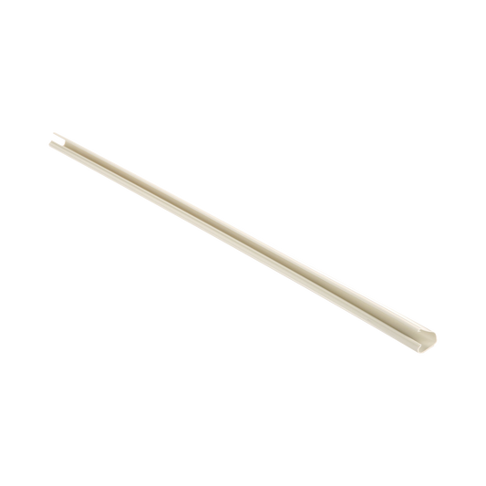 LD3IW6-A - Canaleta LD3 de PVC rígido, con cinta adhesiva para instalación sin herramientas, 19.6 x 11.2 x 1828.8 mm, Color Blanco Mate