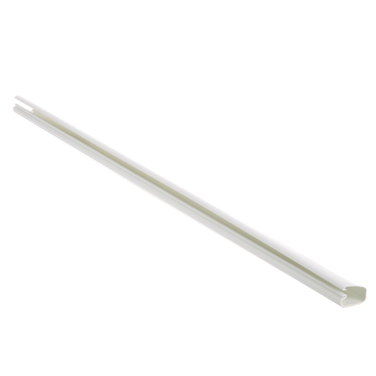 LD5WH6-A - Canaleta LD5 de PVC rígido, con cinta adhesiva para instalación sin herramientas, 26 x 15 x 1828.8 mm, Color Blanco