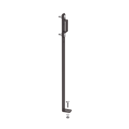 LEK6B - Kit de Elevación de 6 in, Para Escalerilla de Secciones Rectas, de Acero, Color Negro