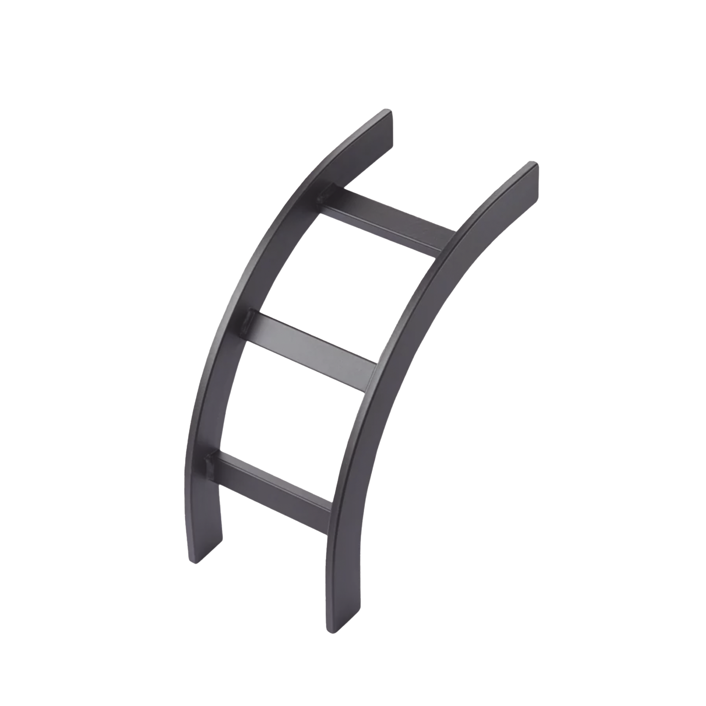 LIB12BLK - Accesorio de Escalerilla Curva Vertical (Bajada) Interior, 12 in de Ancho, de Acero, Color Negro