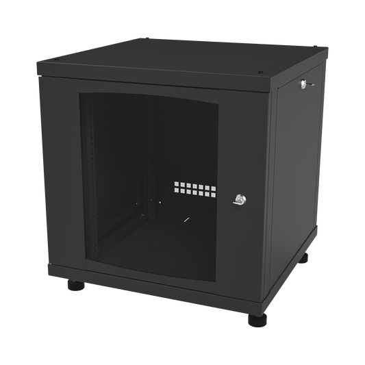 LP-6060-12U - Gabinete Profesional para Telecomunicaciones de 12UR, 638 mm Profundidad.