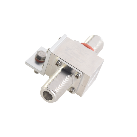 LP-BTR-NFF Protector Coaxial, Montaje Universal, para equipos HF, VHF y UHF (20 - 1000 MHz), Conectores N-hembra