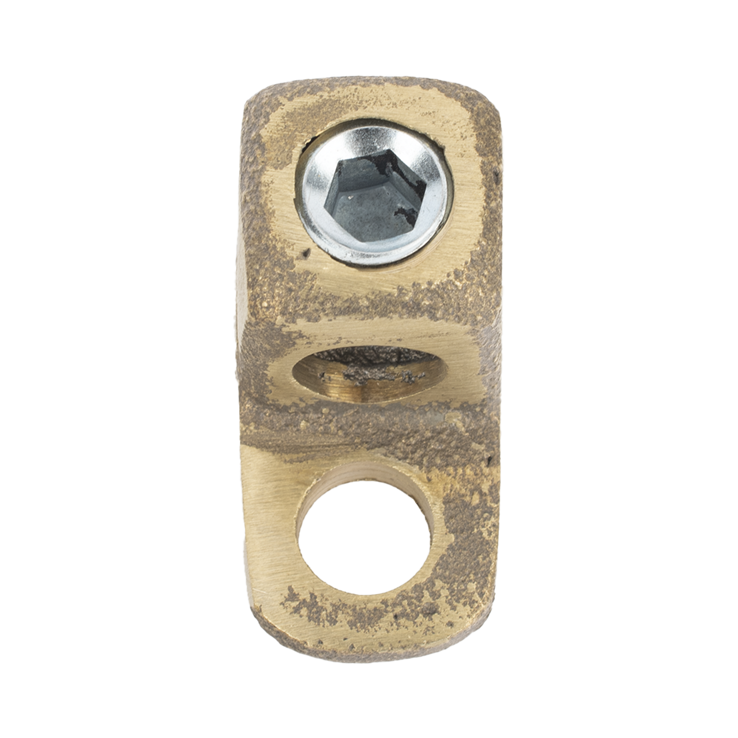 LP-CB-250 - Conector Bornes 1/2" / Cable 1/0 AWG-250 MCM / Bronce 100% / Baja Resistencia / Sin Soldadura Exot�rmica