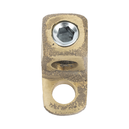 LP-CB-250 - Conector Bornes 1/2" / Cable 1/0 AWG-250 MCM / Bronce 100% / Baja Resistencia / Sin Soldadura Exot�rmica