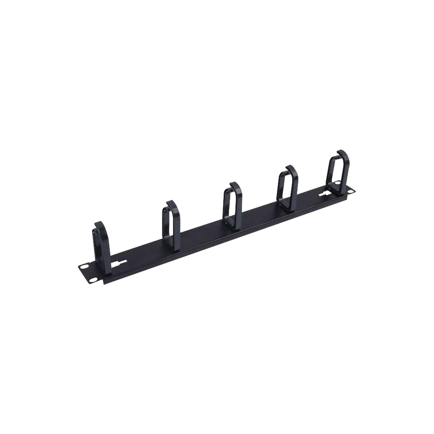 LP-CM-01 - Organizador de Cables con 5 anillos, 1U, 19" Color negro