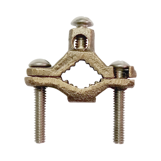 LP-CTZ-114 - Conector para Tubo de hasta 1 1/4" a cable Cal. 4 AWG. Ideal para Aterrizaje de Torres TZ
