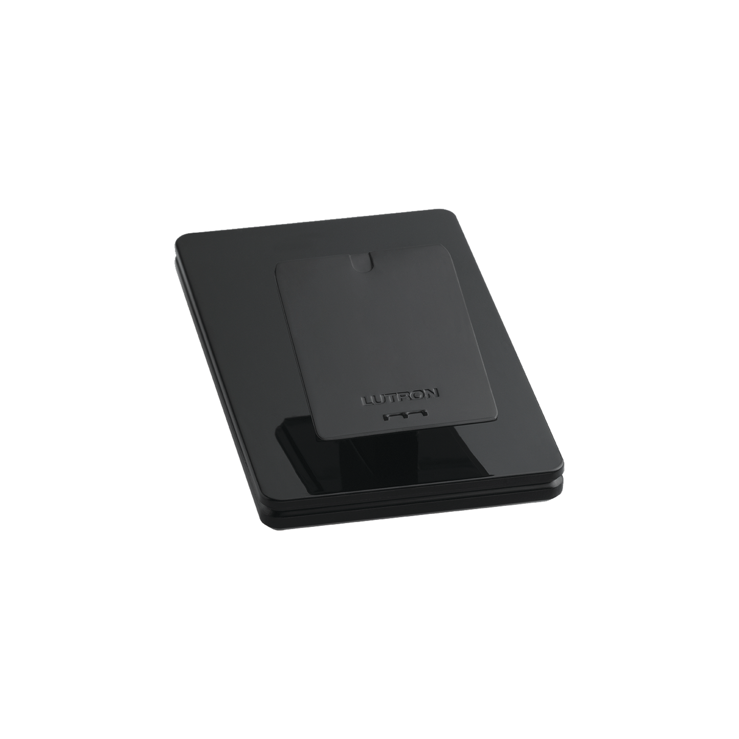 LPED1BL Base de mesa para un control remoto inalámbrico LUTRON. Con goma para evitar deslizamiento.
